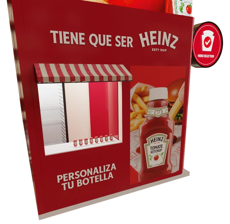 Un muro para personalizar la botella