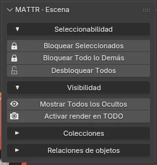 MATTR Tools · Escena
